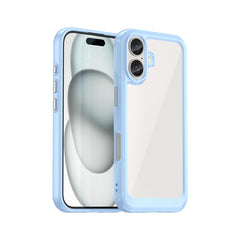 Colorful Series Acrylic + TPU Phone Case, For iPhone 16 Pro Max, For iPhone 16 Pro, For iPhone 16 Plus, For iPhone 16, iPhone 16e