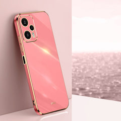 XINLI Straight Edge 6D Electroplate TPU Phone Case, For Xiaomi Redmi Note 12S 4G, For Xiaomi Redmi Note 12 Pro 4G, For Xiaomi Redmi Note 12 Turbo