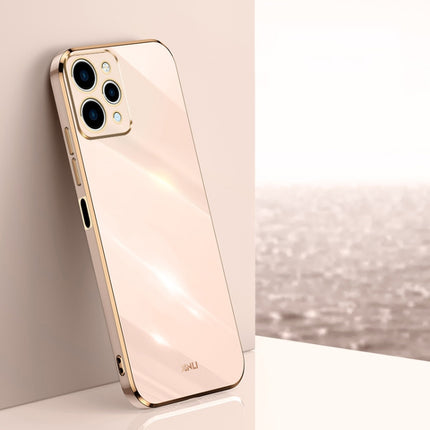 XINLI Straight Edge 6D Electroplate TPU Phone Case, For Xiaomi Redmi K70, For Xiaomi Redmi 12 4G, For Xiaomi Redmi Note 12S 4G