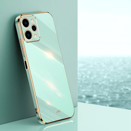 XINLI Straight Edge 6D Electroplate TPU Phone Case, For Xiaomi Redmi K70, For Xiaomi Redmi 12 4G, For Xiaomi Redmi Note 12S 4G