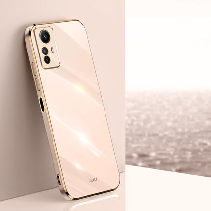 XINLI Straight Edge 6D Electroplate TPU Phone Case, For Xiaomi Redmi K70, For Xiaomi Redmi 12 4G, For Xiaomi Redmi Note 12S 4G