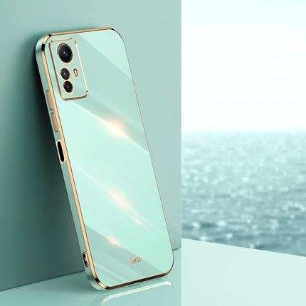 XINLI Straight Edge 6D Electroplate TPU Phone Case, For Xiaomi Redmi K70, For Xiaomi Redmi 12 4G, For Xiaomi Redmi Note 12S 4G