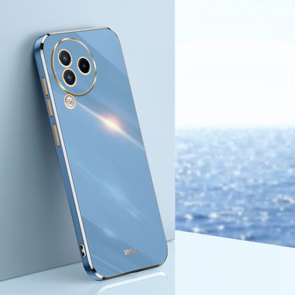 XINLI Straight Edge 6D Electroplate TPU Phone Case, For Xiaomi Redmi Note 12 Pro 4G, For Xiaomi Redmi Note 12 Turbo, For Xiaomi Civi 3 5G