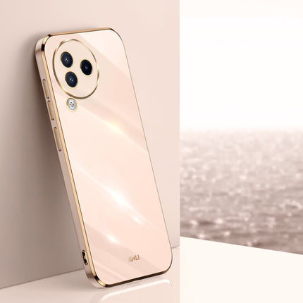 XINLI Straight Edge 6D Electroplate TPU Phone Case, For Xiaomi Redmi Note 12 Pro 4G, For Xiaomi Redmi Note 12 Turbo, For Xiaomi Civi 3 5G
