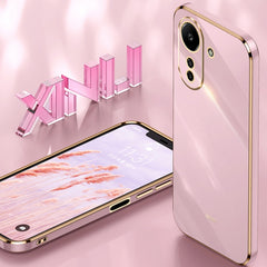 XINLI Straight Edge 6D Electroplate TPU Phone Case