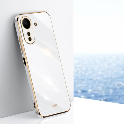 XINLI Straight Edge 6D Electroplate TPU Phone Case