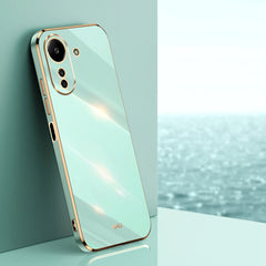 XINLI Straight Edge 6D Electroplate TPU Phone Case