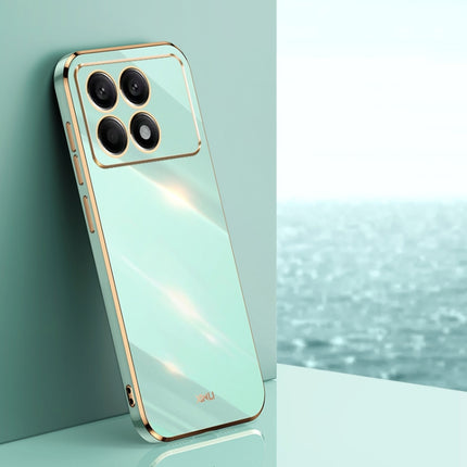 XINLI Straight Edge 6D Electroplate TPU Phone Case, For Xiaomi Redmi K70, For Xiaomi Redmi 12 4G, For Xiaomi Redmi Note 12S 4G