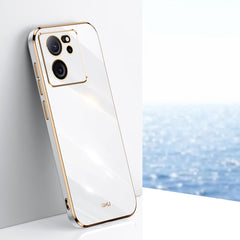 XINLI Straight Edge 6D Electroplate TPU Phone Case
