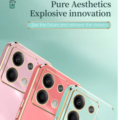 XINLI Straight Edge 6D Electroplate TPU Phone Case