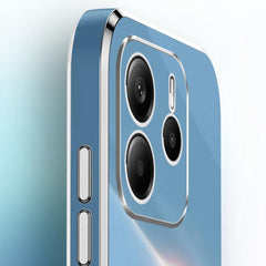 XINLI Straight Edge 6D Electroplate TPU Phone Case