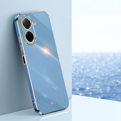 XINLI Straight Edge 6D Electroplate TPU Phone Case