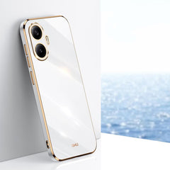 XINLI Straight Edge 6D Electroplate TPU Phone Case