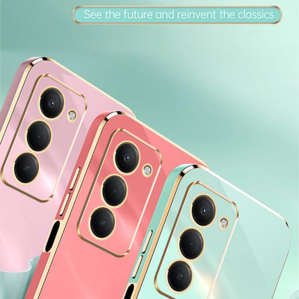 XINLI Straight Edge 6D Electroplate TPU Phone Case