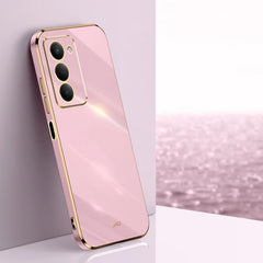 XINLI Straight Edge 6D Electroplate TPU Phone Case