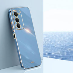 XINLI Straight Edge 6D Electroplate TPU Phone Case