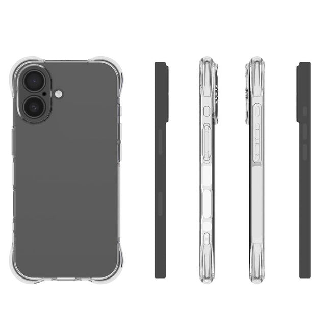 Shockproof Non-slip Thickening TPU Phone Case, For iPhone 17e / 16e, For iPhone 17 Pro Max, For iPhone 17 Pro, For iPhone 17, For iPhone Air, For iPhone 16 Pro Max, For iPhone 16 Pro, For iPhone 16 Plus, For iPhone 16, For iPhone 15 Pro Max            ...