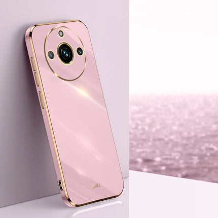 XINLI Straight 6D Plating Gold Edge TPU Phone Case, For Realme 11 5G, For Realme C53 2023, For Realme 11 Pro+ 5G