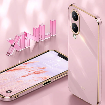 XINLI Straight Edge 6D Electroplate TPU Phone Case
