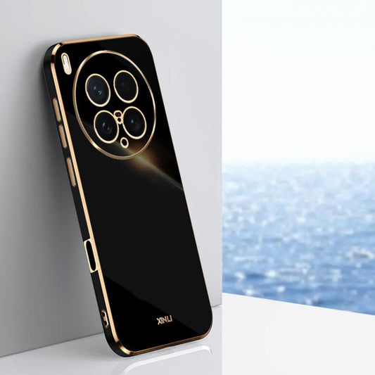 XINLI Straight Edge 6D Electroplate TPU Phone Case