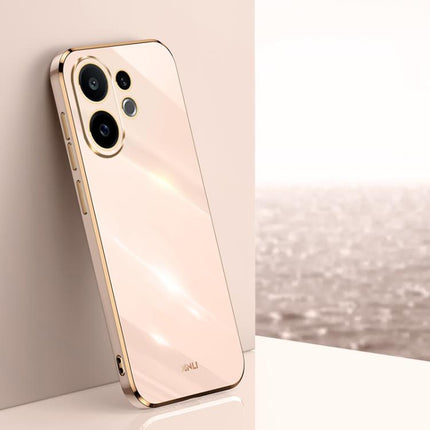 XINLI Straight Edge 6D Electroplate TPU Phone Case