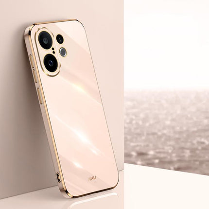 XINLI Straight Edge 6D Electroplate TPU Phone Case