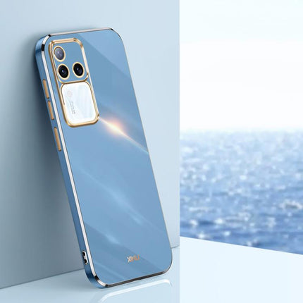 XINLI Straight Edge 6D Electroplate TPU Phone Case