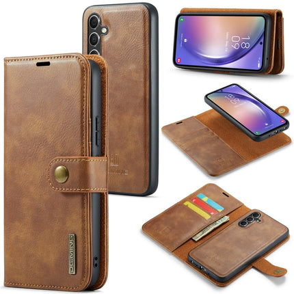 DG.MING Crazy Horse Texture Detachable Magnetic Leather Case