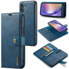 DG.MING Crazy Horse Texture Detachable Magnetic Leather Case