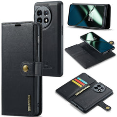 DG.MING Crazy Horse Texture Detachable Magnetic Leather Case, For OnePlus 12, For OnePlus 11