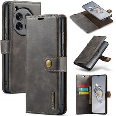 DG.MING Crazy Horse Texture Detachable Magnetic Leather Case, For OnePlus 12, For OnePlus 11