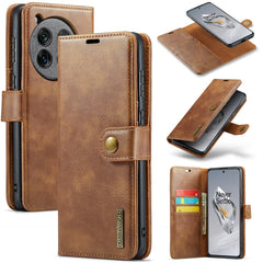 DG.MING Crazy Horse Texture Detachable Magnetic Leather Case, For OnePlus 12, For OnePlus 11