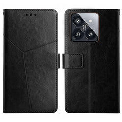Y-shaped Pattern Flip Leather Phone Case