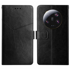 Y-shaped Pattern Flip Leather Phone Case