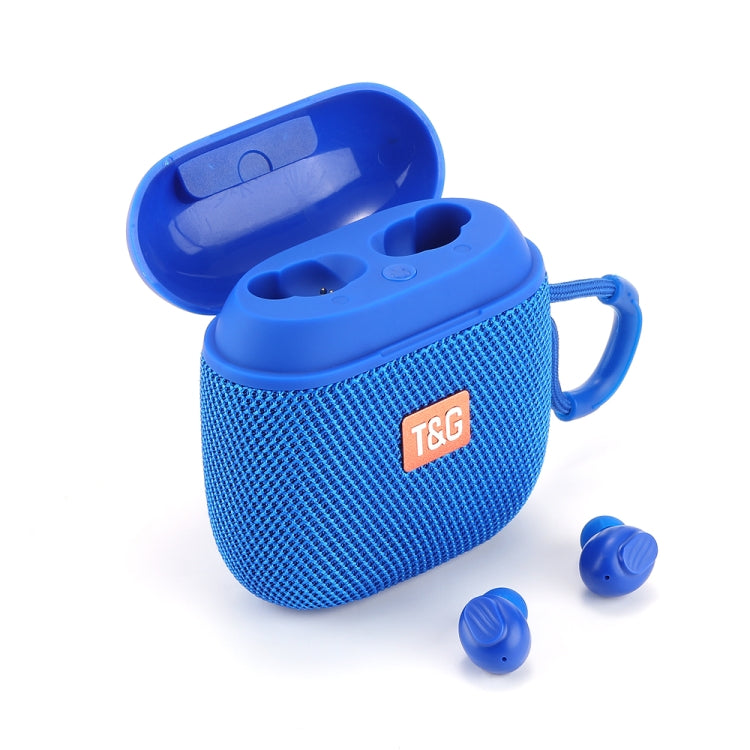 T&G TG809 2 in 1 Portable Outdoor Wireless Speaker & Mini TWS Bluetooth Earbuds, TG809