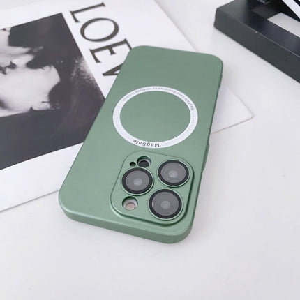 Magsafe Magnetic PC Shockproof Phone Case With Camera Lens, For iPhone 12 Pro, For iPhone 12, For iPhone 13 Pro Max