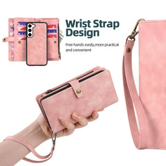 Zipper Wallet Magnetic Detachable Leather Phone Case, For Samsung Galaxy S23 5G, For Samsung Galaxy S23+ 5G, For Samsung Galaxy S23 Ultra 5G, For Samsung Galaxy S22 5G, For Samsung Galaxy S22+ 5G, For Samsung Galaxy S22 Ultra 5G, For Samsung Galaxy S21 5G