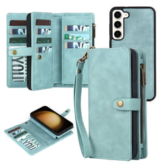 Zipper Wallet Magnetic Detachable Leather Phone Case, For Samsung Galaxy S23 5G, For Samsung Galaxy S23+ 5G, For Samsung Galaxy S23 Ultra 5G, For Samsung Galaxy S22 5G, For Samsung Galaxy S22+ 5G, For Samsung Galaxy S22 Ultra 5G, For Samsung Galaxy S21 5G