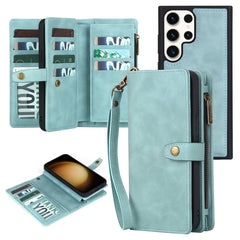 Zipper Wallet Magnetic Detachable Leather Phone Case, For Samsung Galaxy S23 5G, For Samsung Galaxy S23+ 5G, For Samsung Galaxy S23 Ultra 5G, For Samsung Galaxy S22 5G, For Samsung Galaxy S22+ 5G, For Samsung Galaxy S22 Ultra 5G, For Samsung Galaxy S21 5G