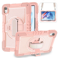 360 Degree Rotation PC Contrast Silicone Tablet Case, For Huawei MatePad SE 11, For Huawei MatePad 11.5 2023, For Huawei MatePad 11 2023, For Huawei MatePad SE 10.4