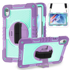 360 Degree Rotation PC Contrast Silicone Tablet Case, For Huawei MatePad SE 11, For Huawei MatePad 11.5 2023, For Huawei MatePad 11 2023, For Huawei MatePad SE 10.4