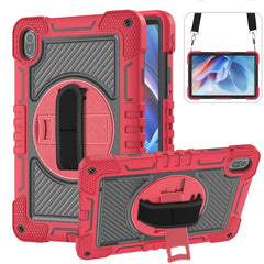 360 Degree Rotation PC Contrast Silicone Tablet Case, For Huawei MatePad SE 11, For Huawei MatePad 11.5 2023, For Huawei MatePad 11 2023, For Huawei MatePad SE 10.4