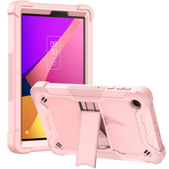 Shockproof Silicone Hybrid PC Tablet Case with Holder, For TCL Tab 10 5G, For TCL Tab 8 LE
