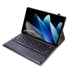 AV12-A Ultra-thin Split Bluetooth Keyboard Leather Tablet Case with Touchpad, AV12-A