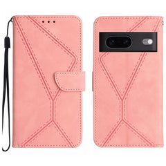 Stitching Embossed Leather Phone Case