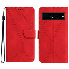 Stitching Embossed Leather Phone Case