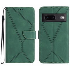 Stitching Embossed Leather Phone Case, For Google Pixel 7, For Google Pixel 7 Pro, For Google Pixel 7a, For Google Pixel 6, For Google Pixel 6 Pro