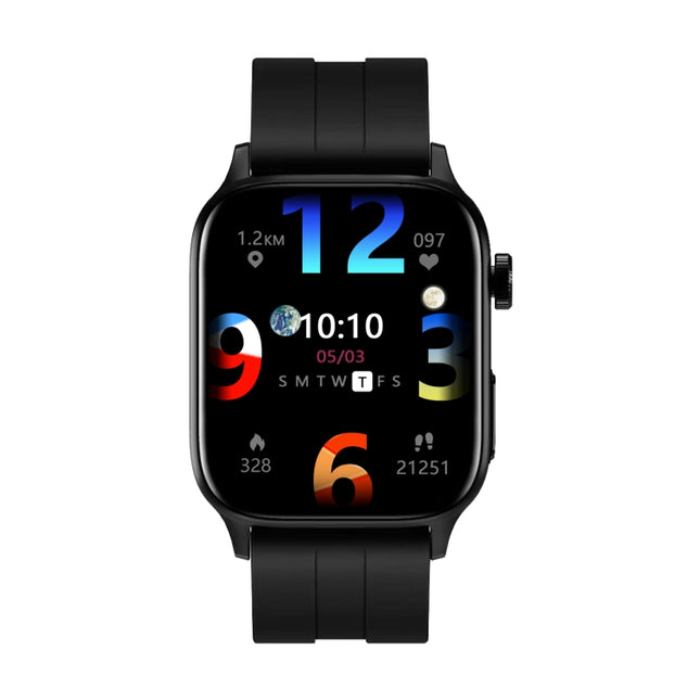 G22 1.85 inch TFT Screen Silicone Band Health Smart Watch, Support Bluetooth Call / Plateau Blood Oxygen / Body Temperature / Arrhythmia / TI Heart Rate Monitoring