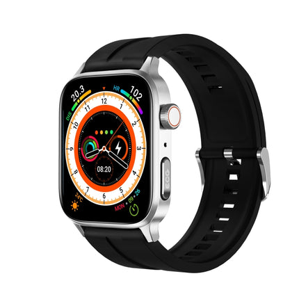 G22 1.85 inch TFT Screen Silicone Band Health Smart Watch, Support Bluetooth Call / Plateau Blood Oxygen / Body Temperature / Arrhythmia / TI Heart Rate Monitoring