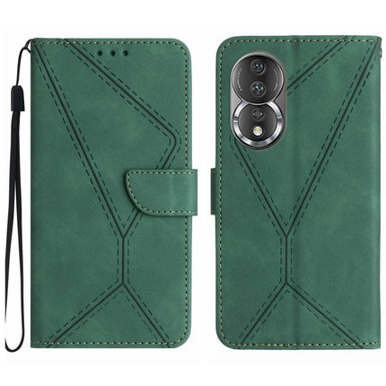 Stitching Embossed Leather Phone Case, For Honor 80, For Honor 80 Pro, For Honor X5 4G, For Honor X9a 5G /Magic5 Lite